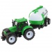 Farmer Truck: Set tractor fermier din trei părți cu remorcă 28cm