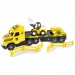 Magic Truck Technic: Camion cu buldozer și lumini 80cm - Wader