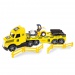 Magic Truck Technic: Camion cu vehicul și lumini 80cm - Wader