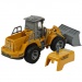 Mașină de lucru buldozer cu telecomandă RC cu efecte de lumină la scară 1/30 22cm