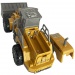 Mașină de lucru buldozer cu telecomandă RC cu efecte de lumină la scară 1/30 24cm