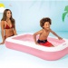 Piscină pentru copii dreptunghiulara roz 166x100x25cm - Intex