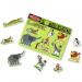 Puzzle din lemn cu sunete şi animale de la zoo - Melissa &amp; Doug