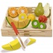 Set de joacă coş de fructe lemn - Melissa &amp; Doug