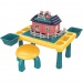 Toy Block Table masă de joacă cu elemente de construcție 76 bucăți set