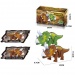 Triceratops figurină cu baterie și lumini 25cm